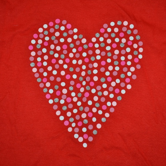 Cat and Jack - Red T-Shirt with Heart on Front - Picture 3 of 3